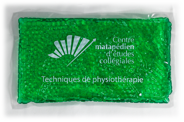 Compresse chaude ou froide Technique de physiothérapie (vert)